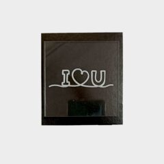 I love U Stamp, Size – 3 inches~