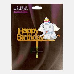 Happy Birthday Acrylic Cake Topper Disney Dumbo, Size – Medium