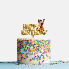 Happy Birthday Acrylic Cake Topper Chotta Bheem, Size – Medium