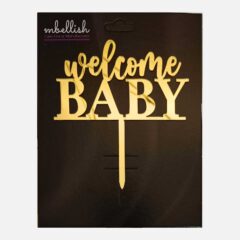 Welcome Baby Acrylic Cake Topper, Size – Medium