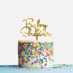 Baby Shower Acrylic Cake Topper, Size – Medium