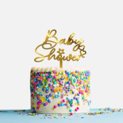 Baby Shower Acrylic Cake Topper, Size – Medium