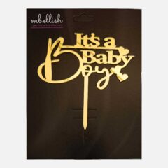 It’s a Baby Boy Acrylic Cake Topper, Size – Medium