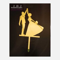 Couples Arcrylic Cake Topper, Size – Medium