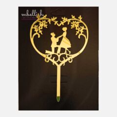 Couples Arcrylic Cake Topper, Size – Medium