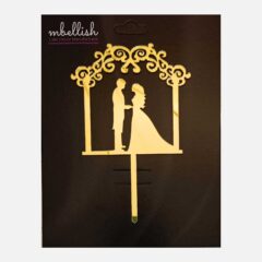 Couples Arcrylic Cake Topper, Size – Medium