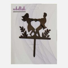 Couples Arcrylic Cake Topper, Size – Medium