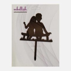 Couples Arcrylic Cake Topper, Size – Medium