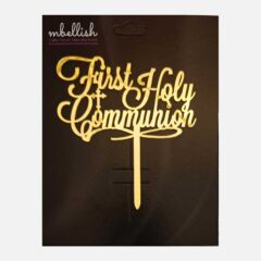 First Holy Communion Acrylic Cake Topper, Size – Medium