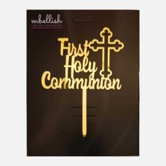 First Holy Communion Acrylic Cake Topper, Size – Medium