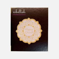 Happy Diwali Premium Acrylic Sticker – 3 inches, Pack of 1 pc