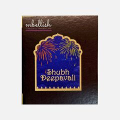 Shubh Deepavali Premium Acrylic Sticker – 3 inches, Pack of 1 pc