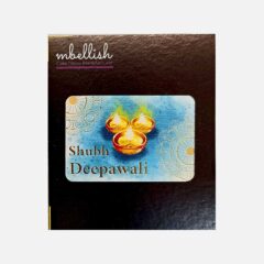 Shubh Deepavali Premium Acrylic Sticker – 3 inches, Pack of 1 pc