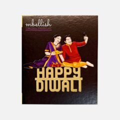 Happy Diwali Premium Acrylic Sticker – 3 inches, Pack of 1 pc