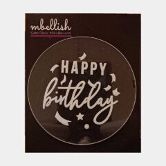 Happy Birthday Acrylic Embosser, Size – 3 inches approx