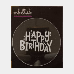 Happy Birthday Acrylic Embosser, Size – 3 inches approx