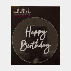 Happy Birthday Acrylic Embosser, Size – 3 inches approx