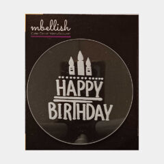 Happy Birthday Acrylic Embosser, Size – 3 inches approx