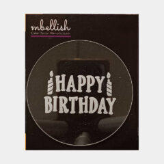 Happy Birthday Acrylic Embosser, Size – 3 inches approx