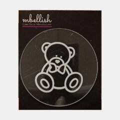 Teddy Bear Acrylic Embosser, Size – 3 inches approx