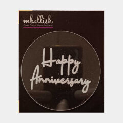 Happy Anniversary Acrylic Embosser, Size – 3 inches approx