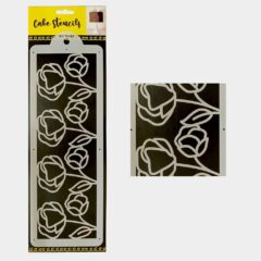 Rose Stencil Design Size ? 4 x 12 inches ~ Pack of 1 pc