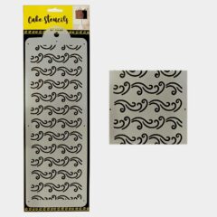 Decorative Stencil Design Size ? 4 x 12 inches ~ Pack of 1 pc