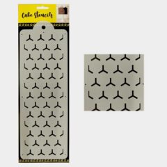 Geometric Stencil Design Size ? 4 x 12 inches ~ Pack of 1 pc