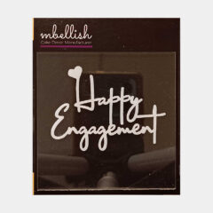 Happy Engagement Acrylic Stamps, Size – 3 inches approx