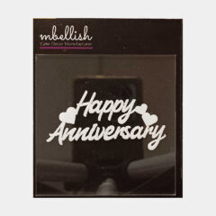 Happy Anniversary Acrylic Stamps, Size – 3 inches approx