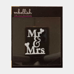 Mr and Mrs Acrylic Stamps, Size – 3 inches approx