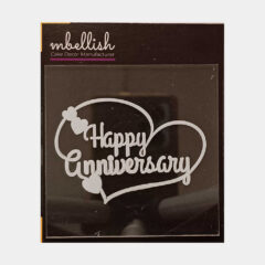 Happy Anniversary Acrylic Stamps, Size – 3 inches approx