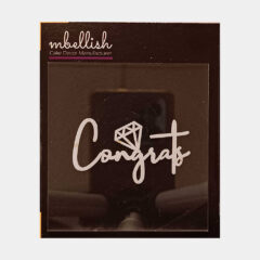 Congrats Acrylic Stamps, Size – 3 inches approx